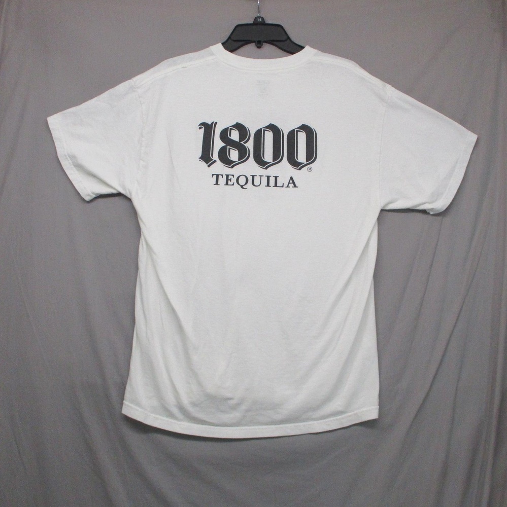 1800 Tequila White Party Graphic Trendy‎ Fun Unisex T-Shirt Size